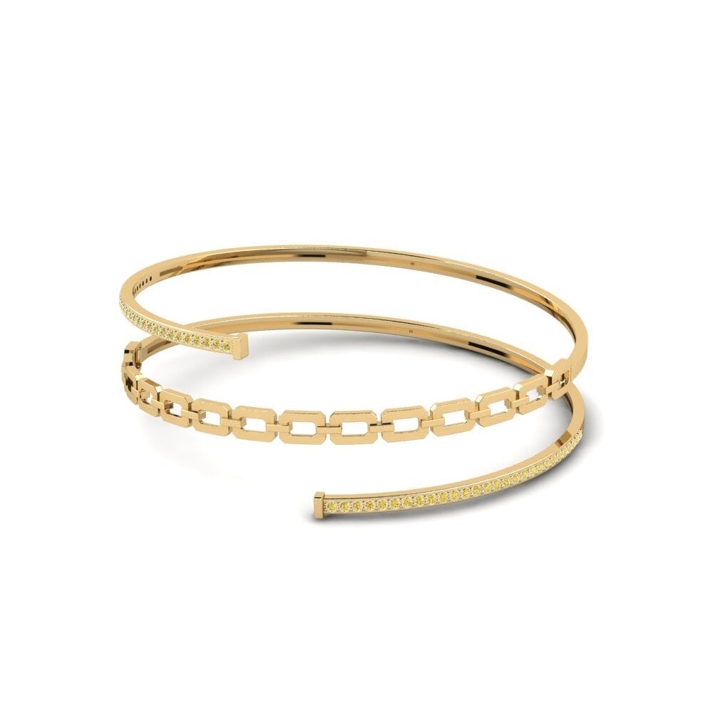 Diamante Amarillo Brazalete de mujer Mirakel