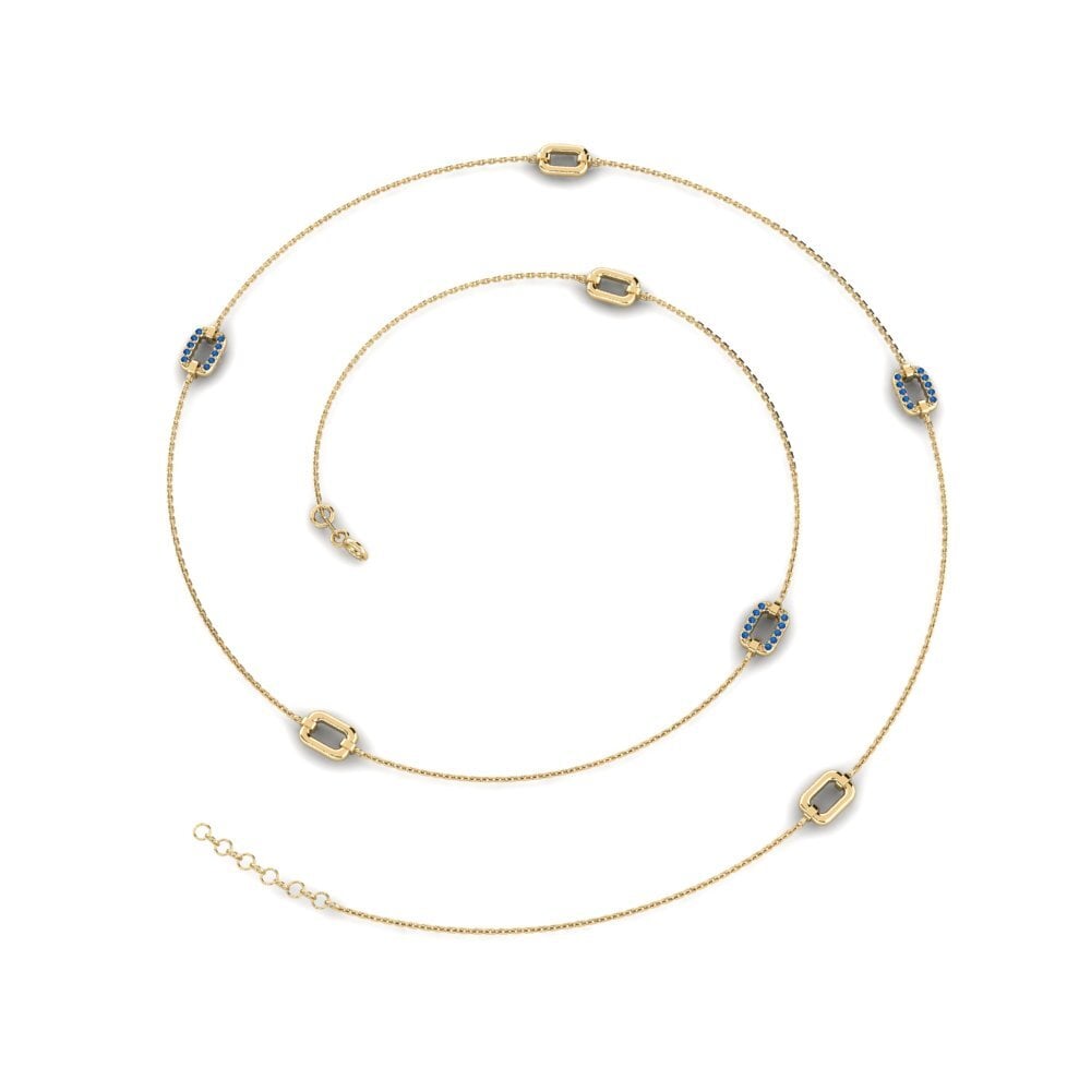 Dark Blue Zirconia Women's Necklace Modig