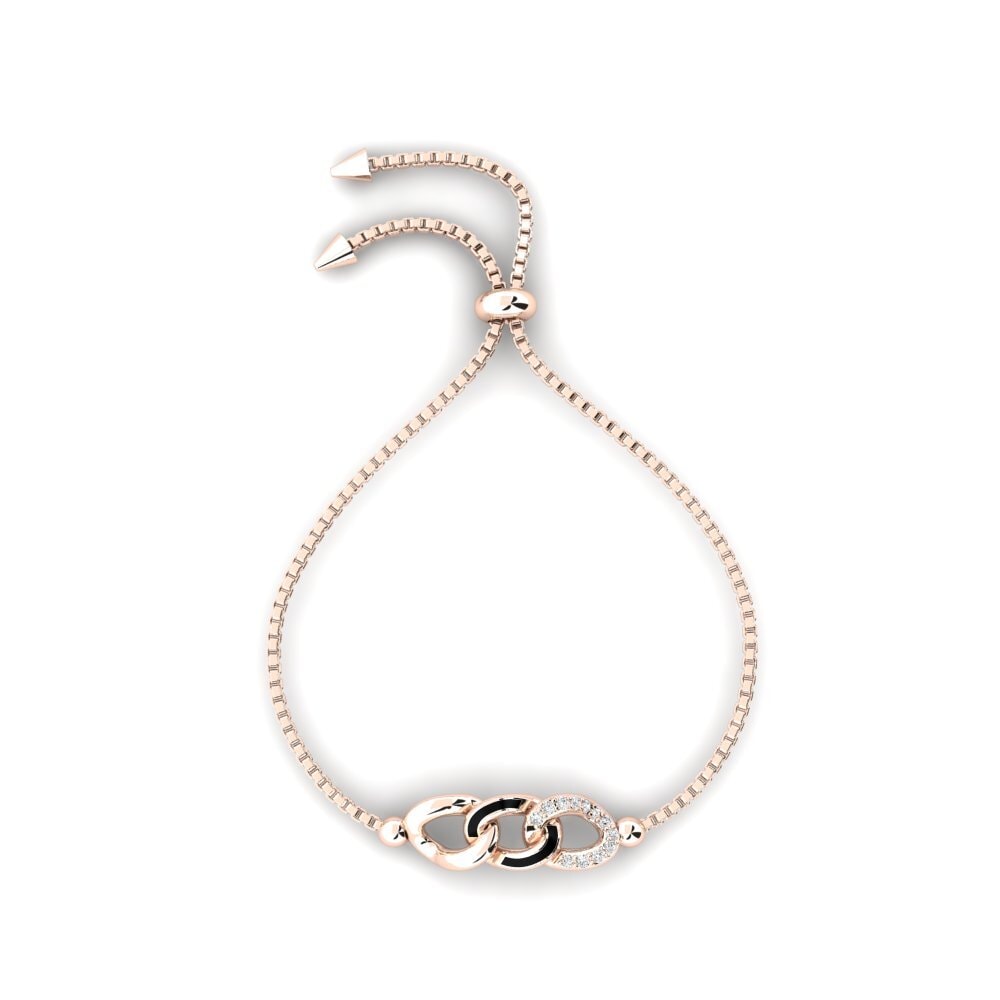 9ct Rose Gold Women's Bracelet Mozindo