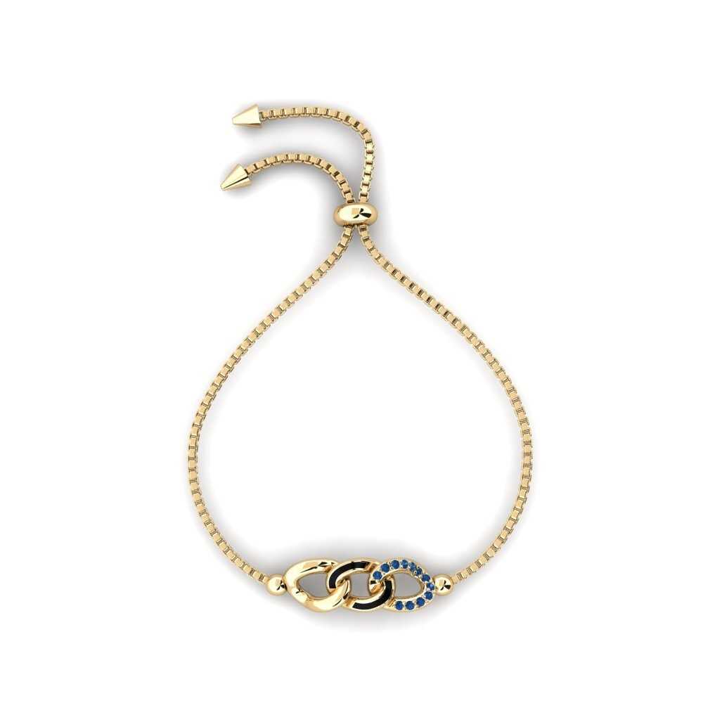 Dark Blue Zirconia Women's Bracelet Mozindo