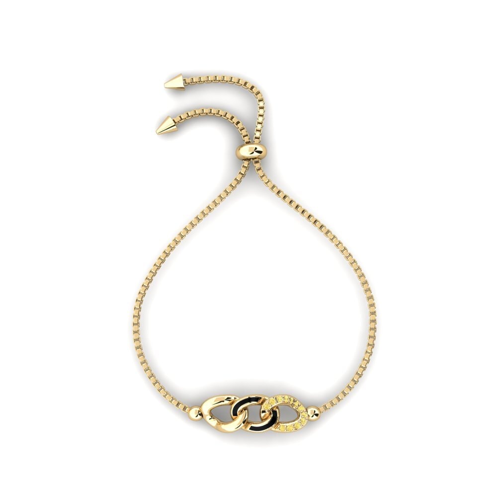 Diamante Amarillo Pulsera de Mujer Mozindo
