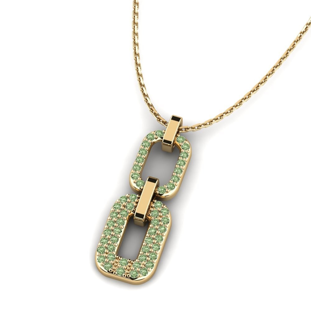 Green Diamond Women's Pendant Osmijeh