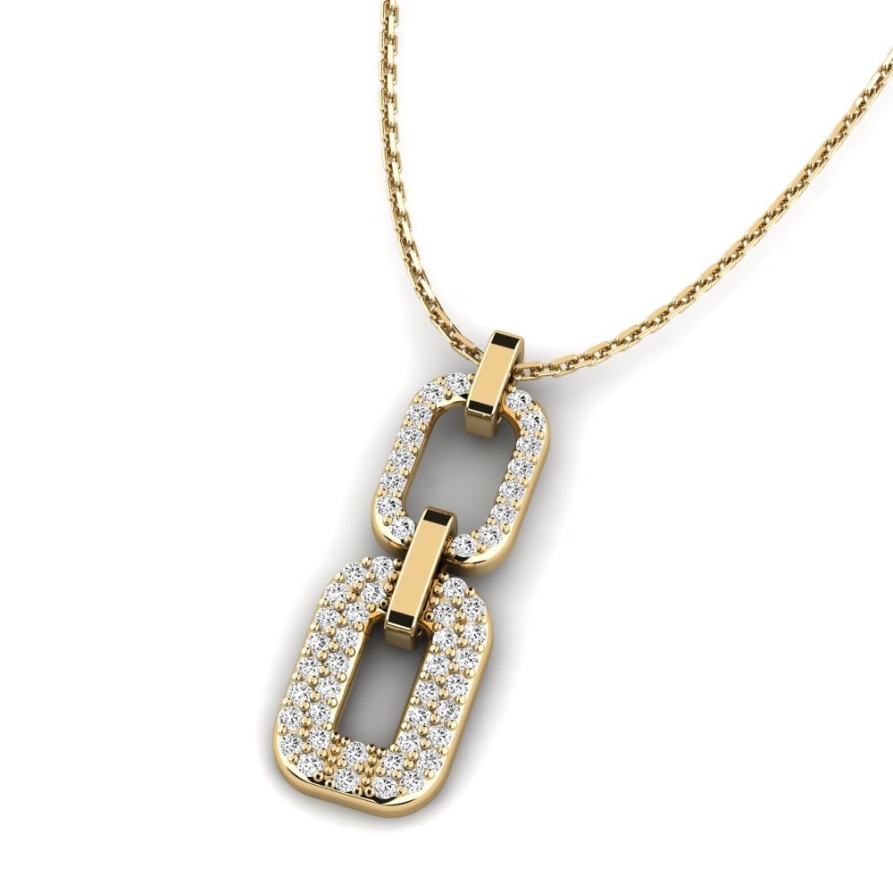 Moissanite Women's Pendant Osmijeh