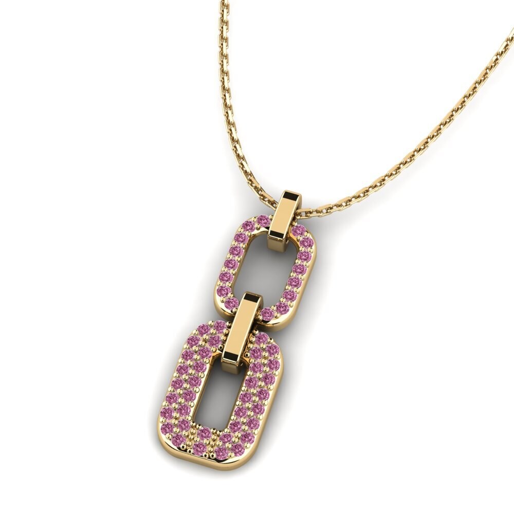 Rhodolite Garnet Women's Pendant Osmijeh