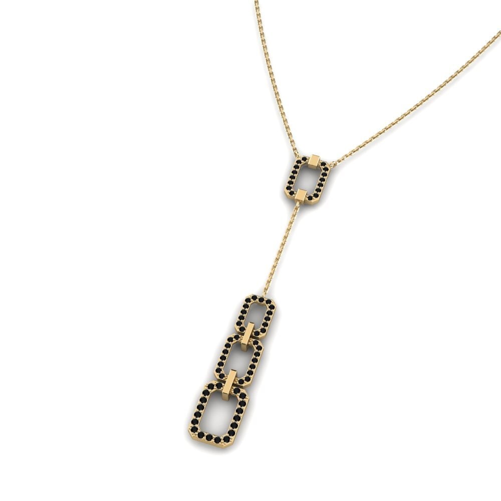 Black Onyx Women's Necklace Pamoja