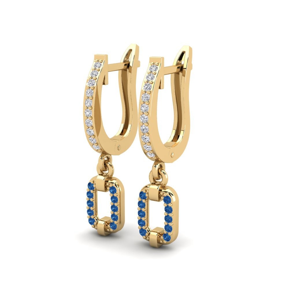 sapphire-zirconia ต่างหู Samovila