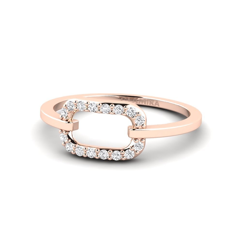 9ct Rose Gold Stackable Ring Sapnis
