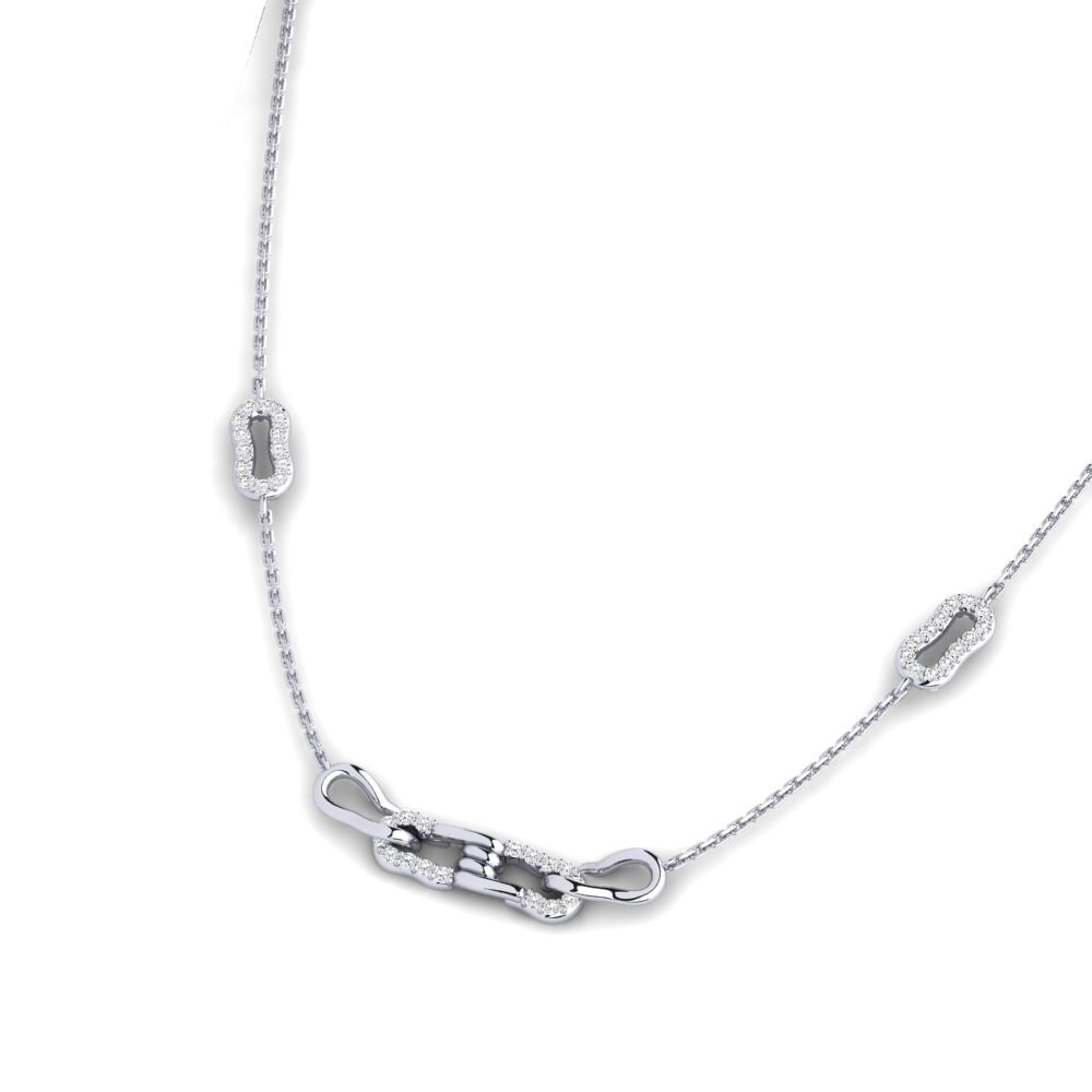 950 Palladium Women's Necklace Surreptitious