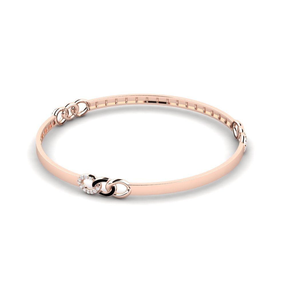 9ct Rose Gold Women's Bangle Tebile