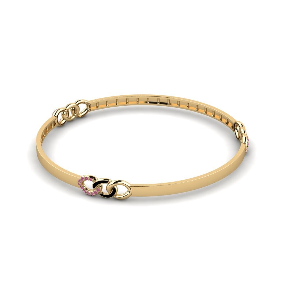 Rhodolite Garnet Women's Bangle Tebile