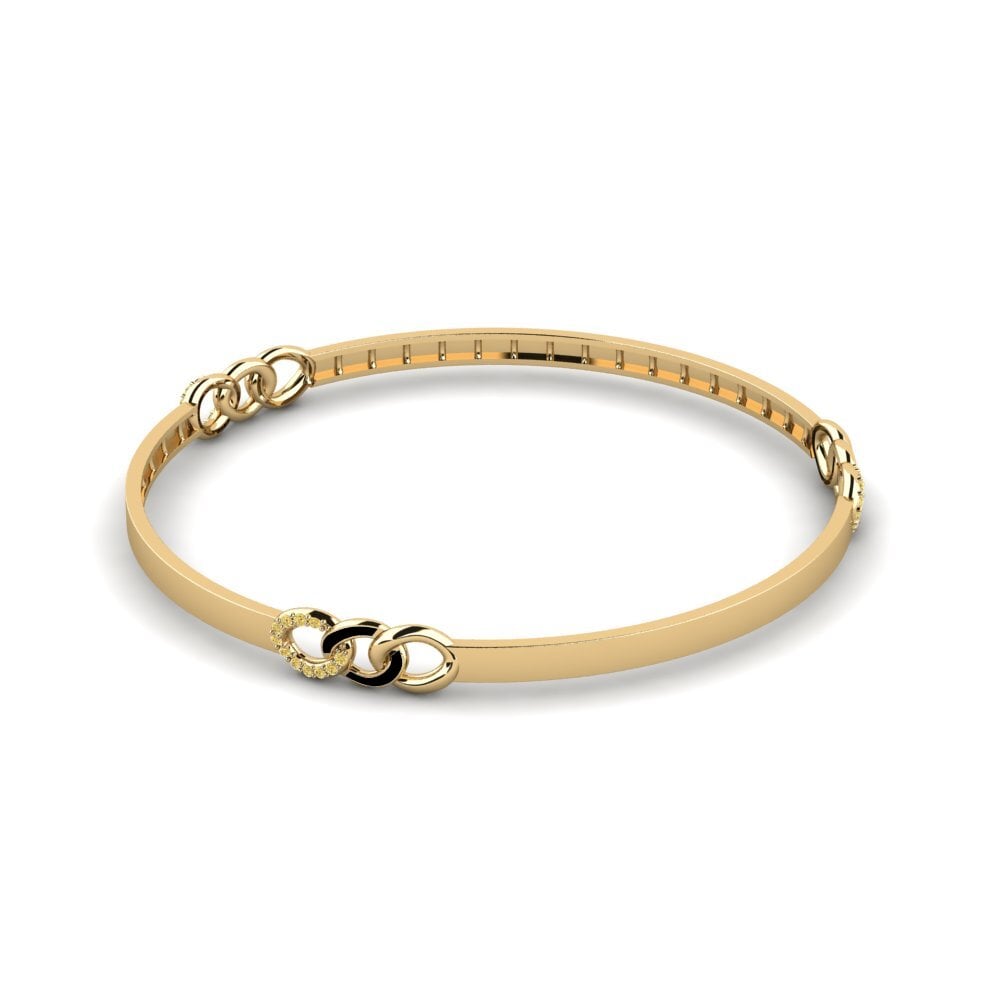 Diamante Amarillo Brazalete de mujer Tebile
