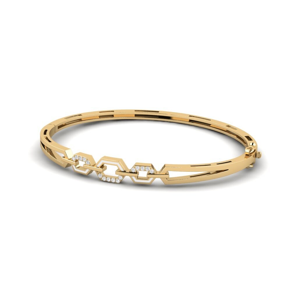 Moissanite Women's Bangle Vanilla