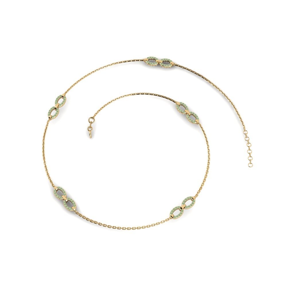 Green Diamond Women's Necklace Wani