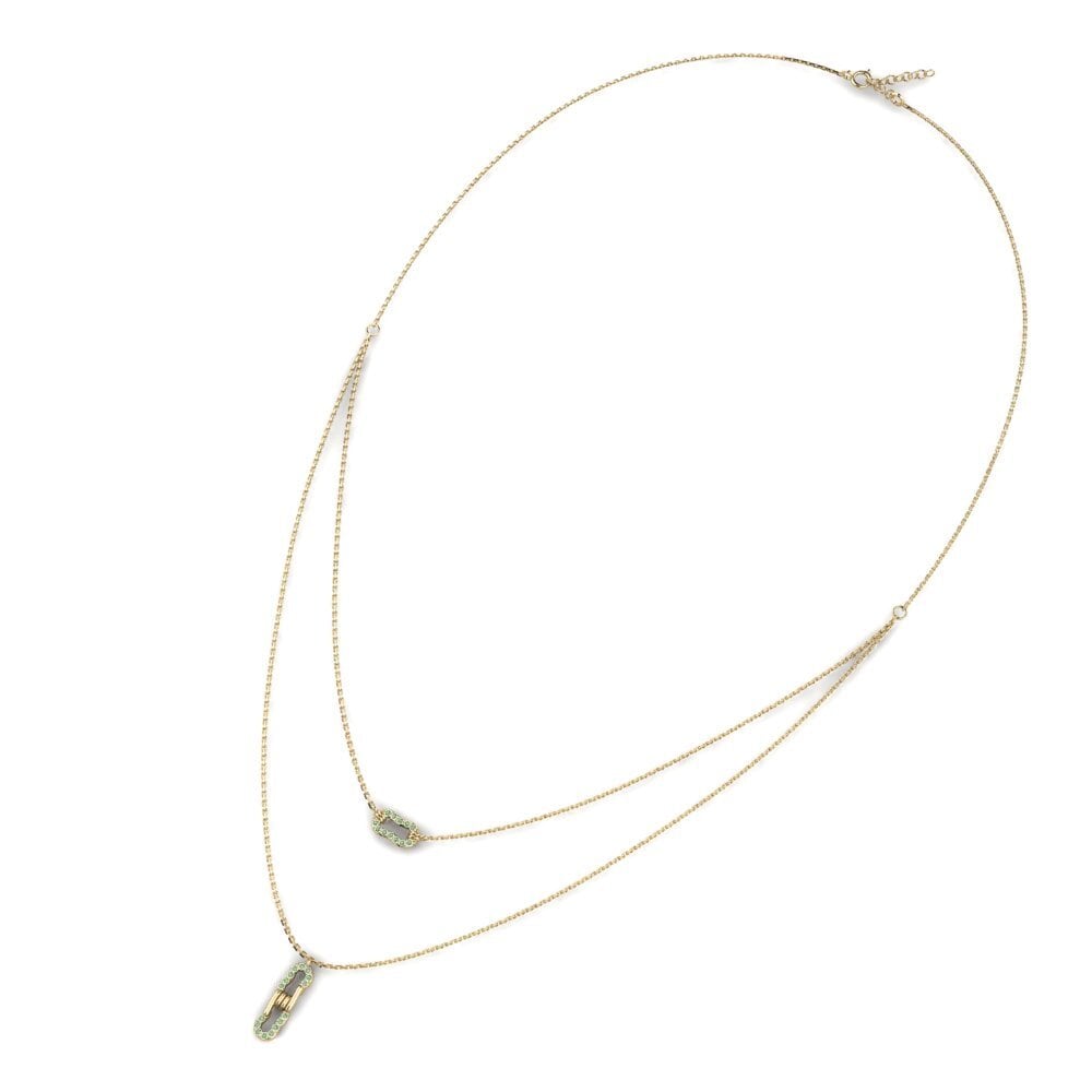 Green Diamond Women's Necklace Wherewithal