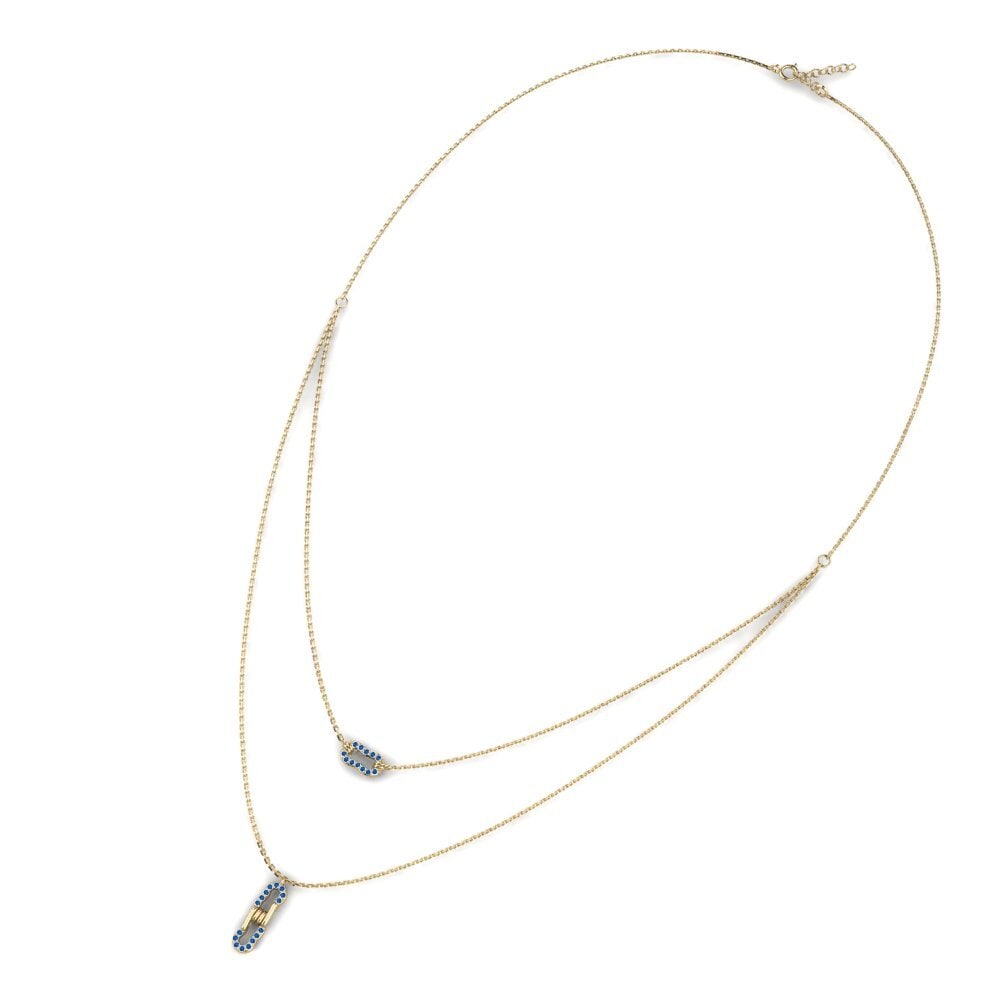 Dark Blue Zirconia Women's Necklace Wherewithal