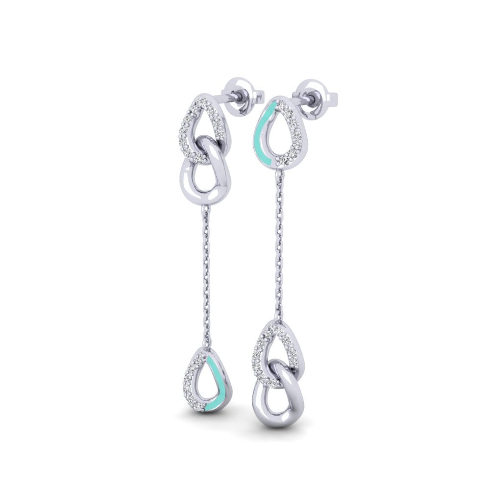 950 Palladium Women's Earring Kallo