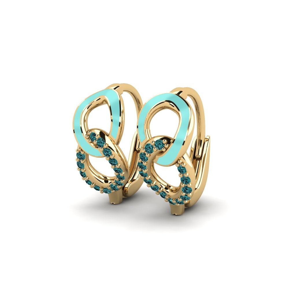 Diamante Azul Pendiente de mujer Kuarahy