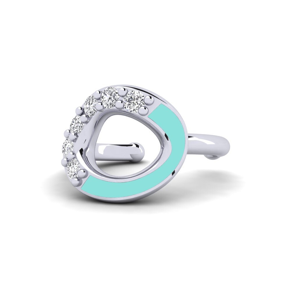 950 Palladium Women's Earring Mokano