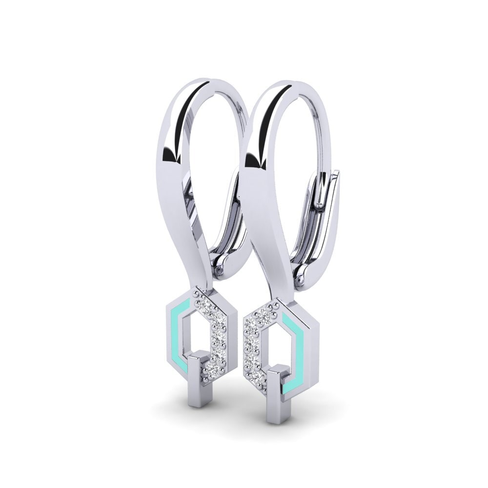 950 Palladium Women's Earring Pinho