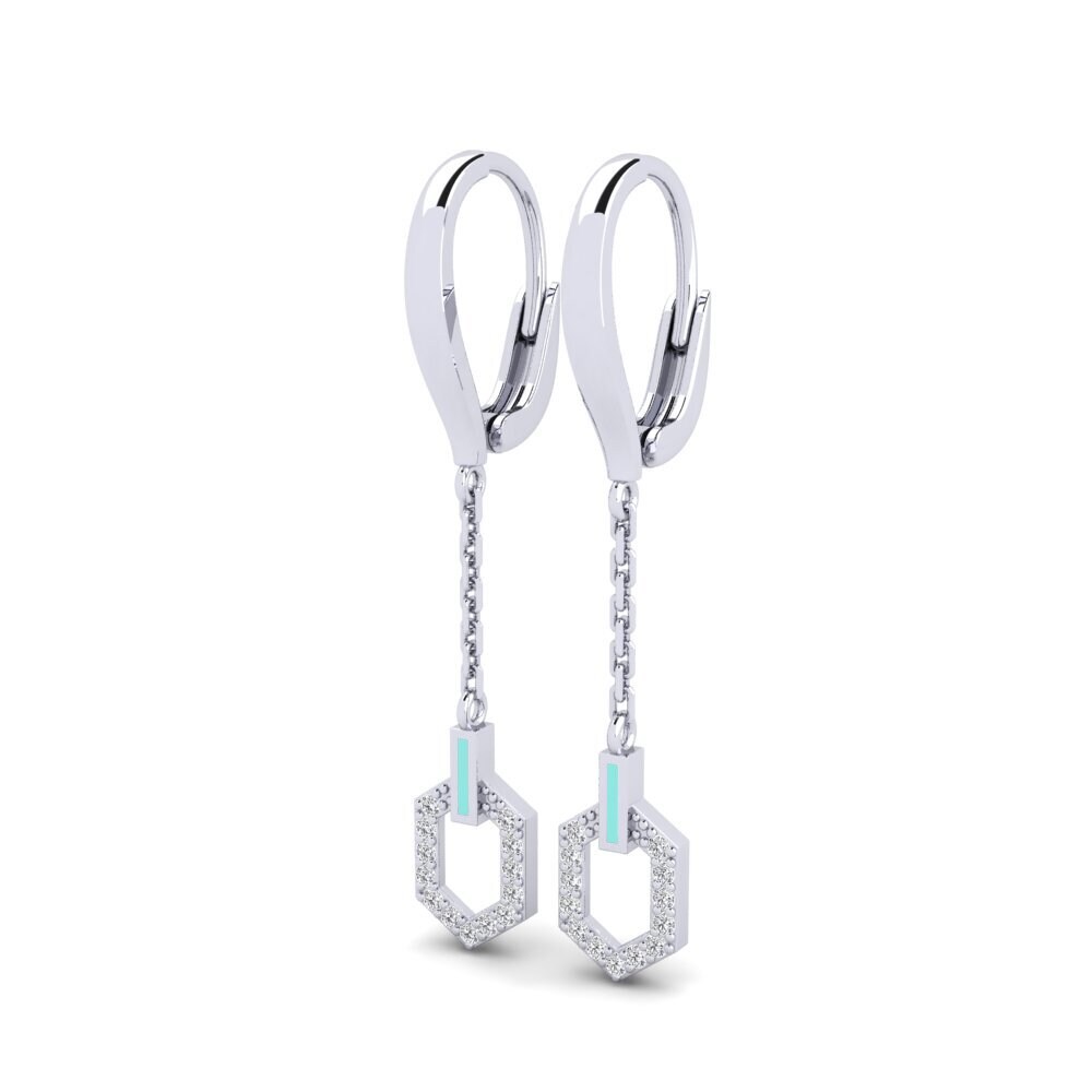 950 Palladium Women's Earring Pinorosso