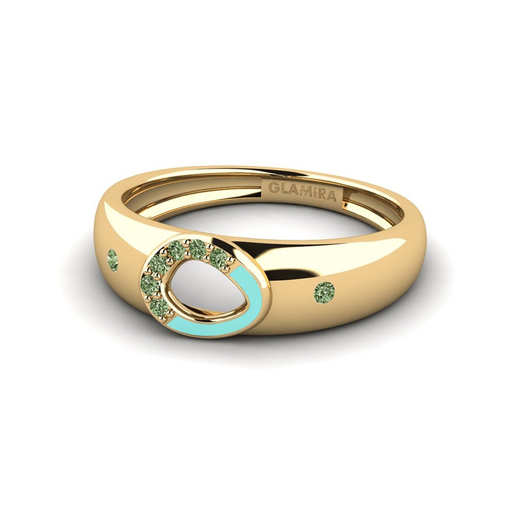 Grüner Diamant Ring Profunda