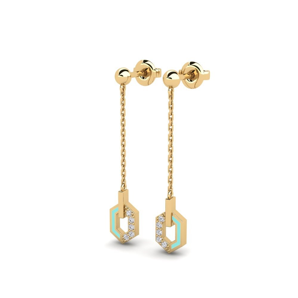 Diamond Women's Earring Roseum