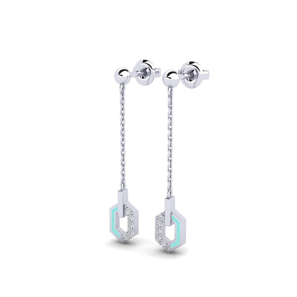 950 Palladium Women's Earring Roseum
