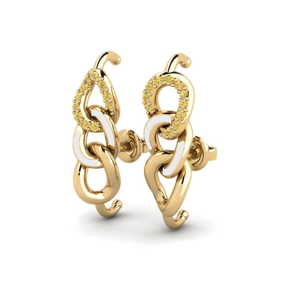 Yellow Diamond Women's Earring Tikslas