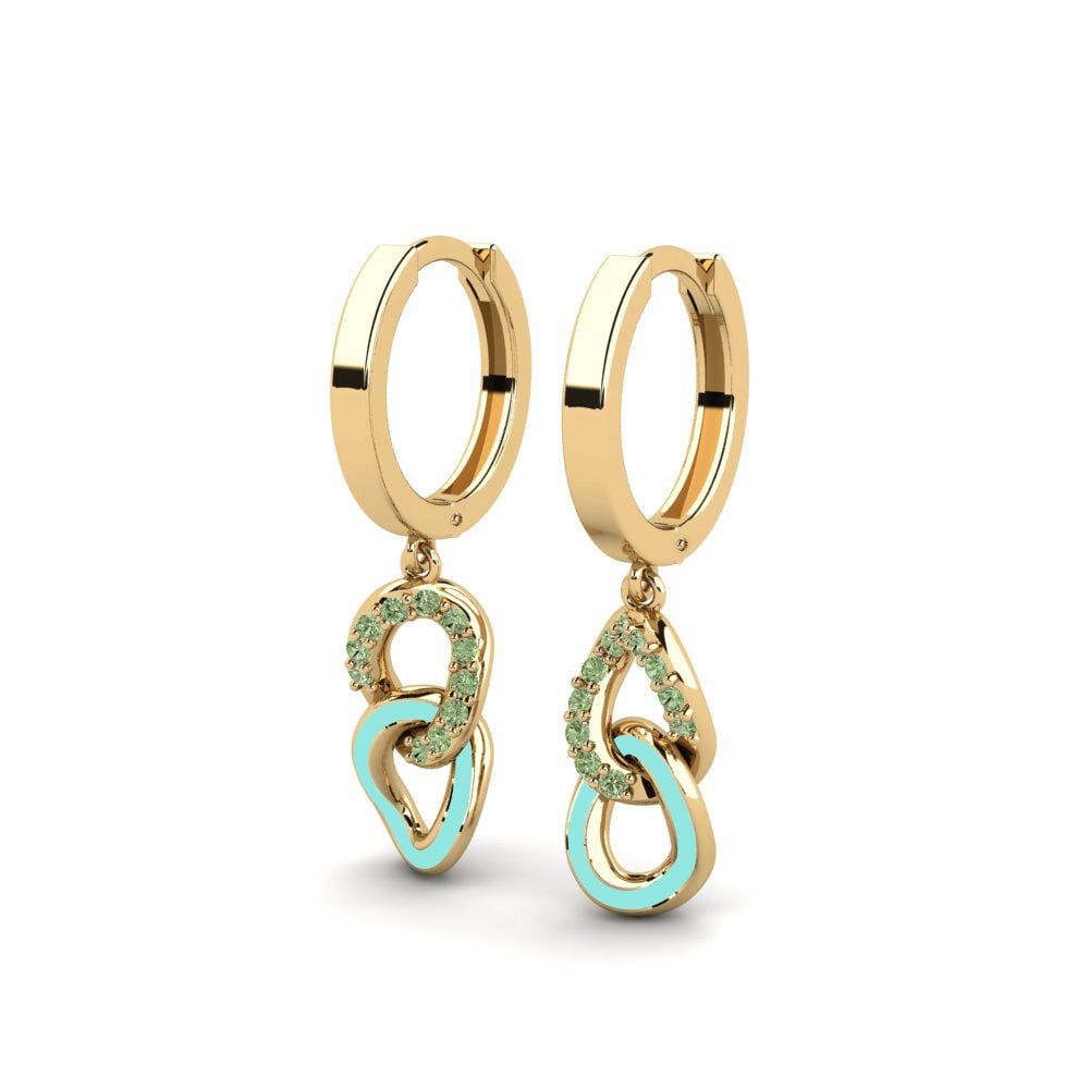 Diamante Verde Pendiente de mujer Venskab