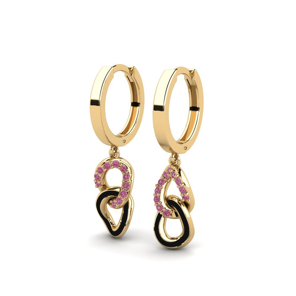 Granate Rhodolite Pendiente de mujer Venskab