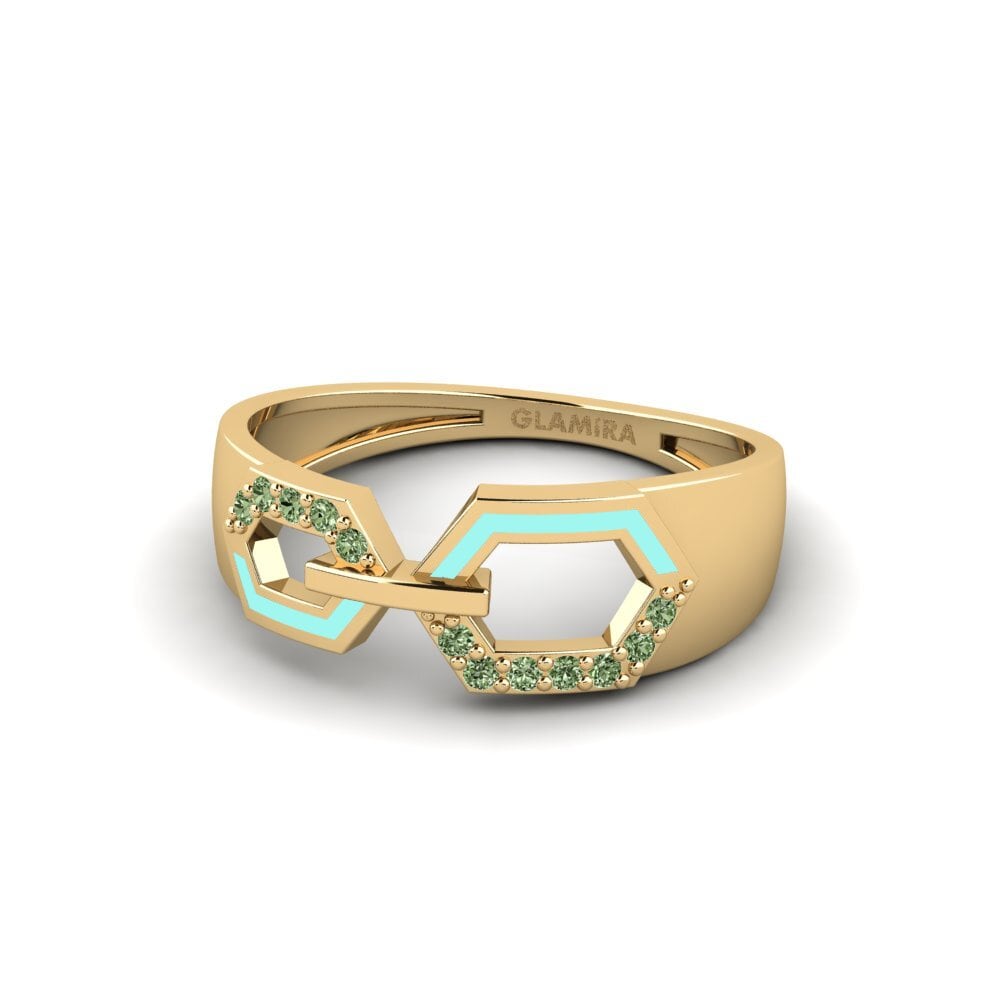 Grüner Diamant Ring Beecho