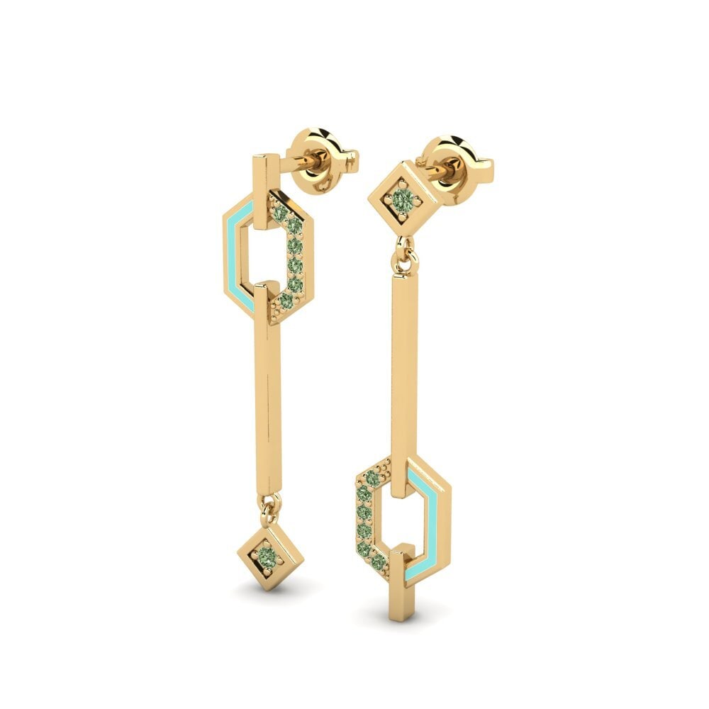 Diamante Verde Pendiente de mujer Bergamia