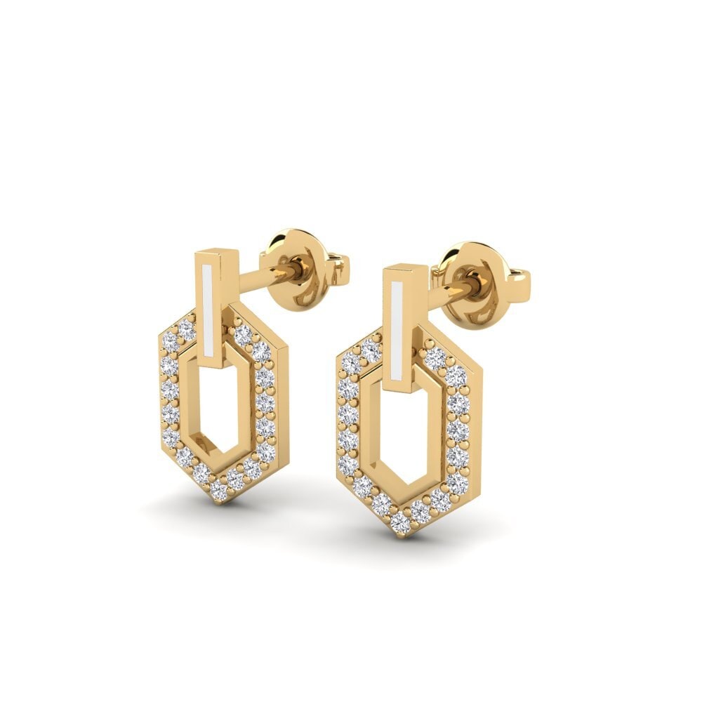 Diamond Women's Earring Bouleaur