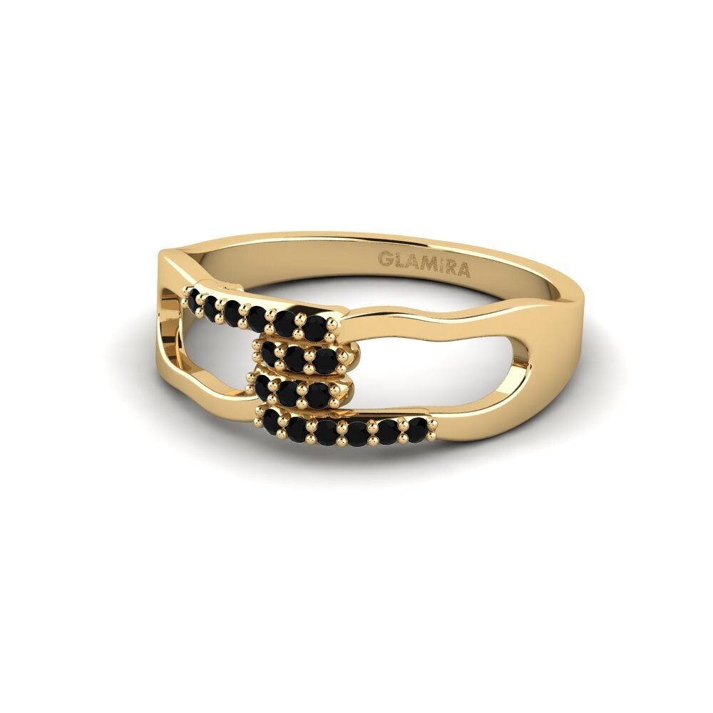 Zafiro negro Anillo Bucolic