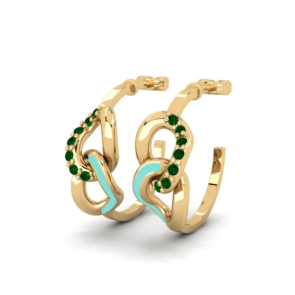 Circonita Verde Pendiente de mujer Cairdeas