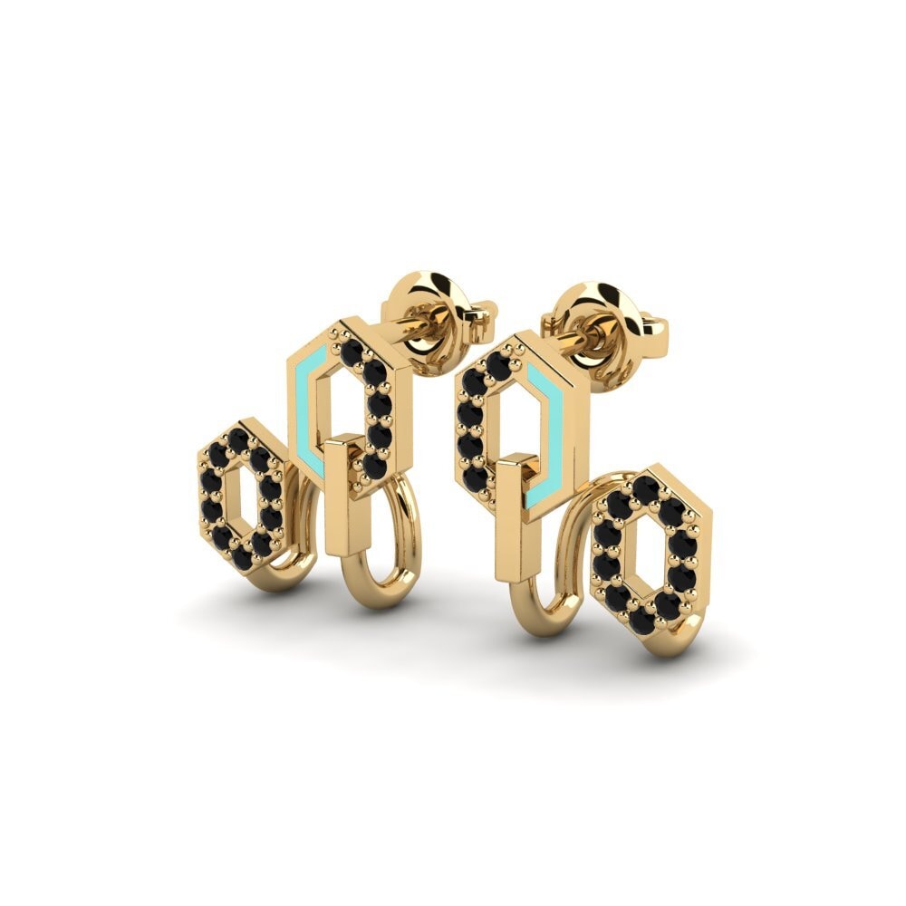 Black Onyx Women's Earring Cautleya