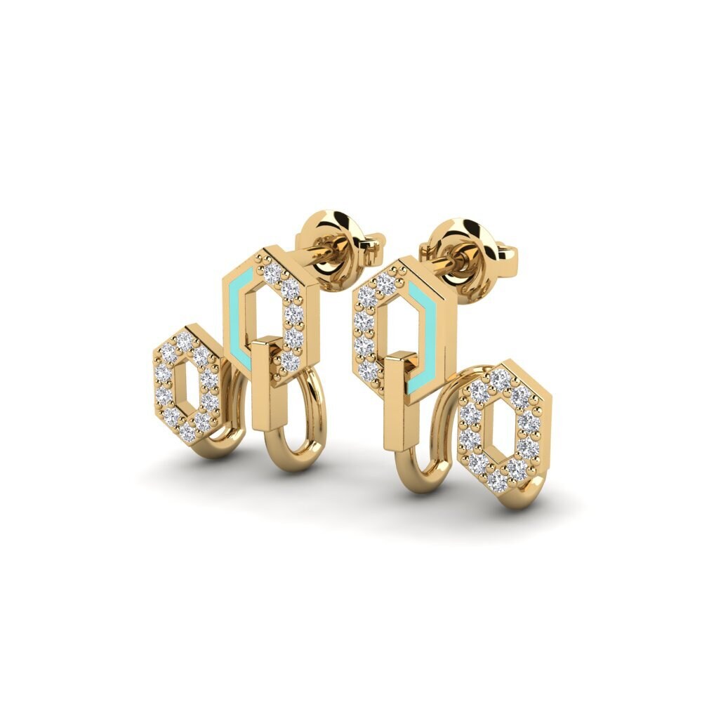 Diamond Women's Earring Cautleya