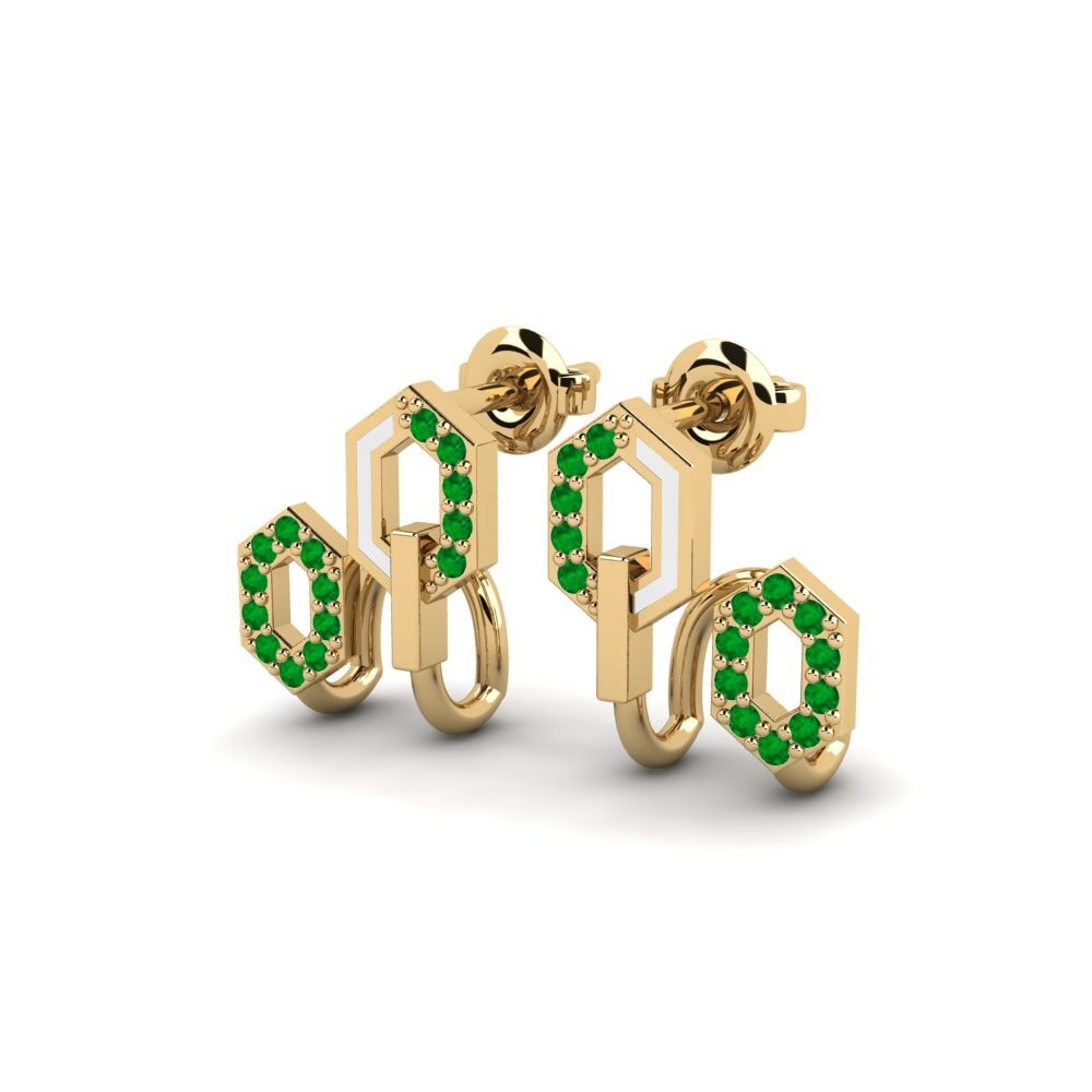 Emerald Women's Earring Cautleya