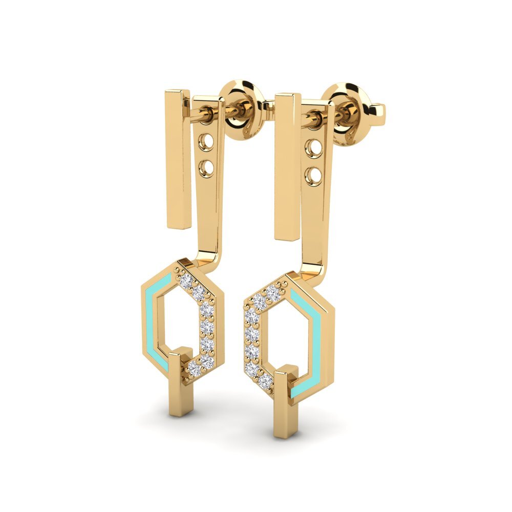 Diamond Women's Earring Cineraria