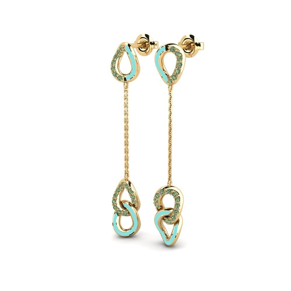 Diamante Verde Pendiente de mujer Einheit