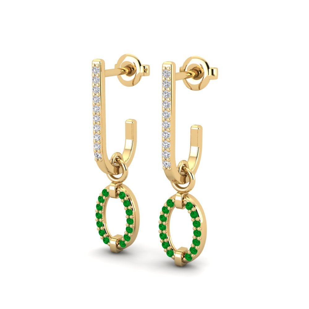 Emerald Women's Earring Engkanto