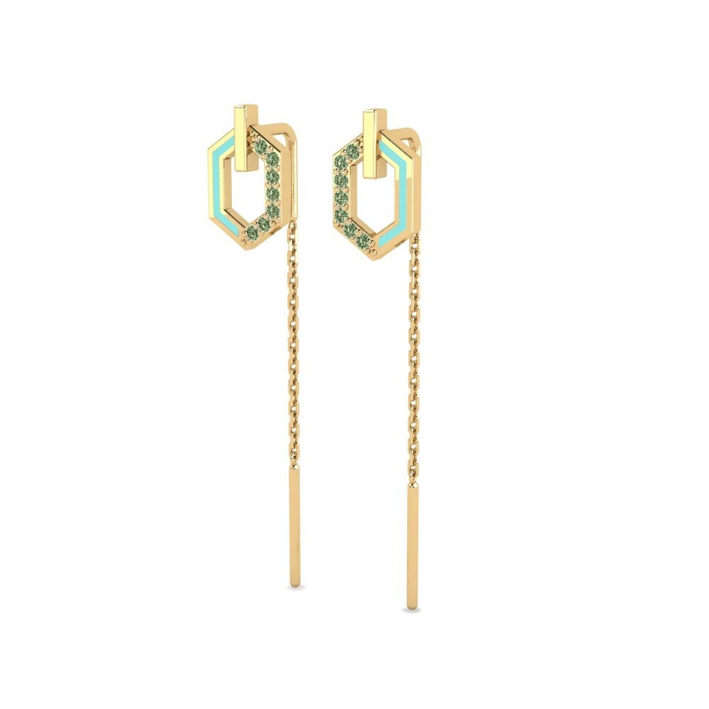Diamante Verde Pendiente de mujer Esculentus