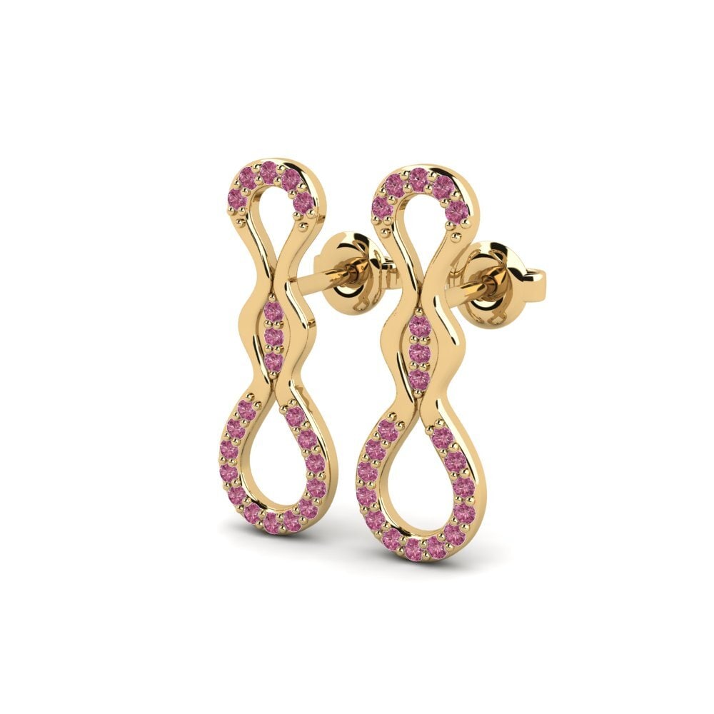 Granate Rhodolite Pendiente de mujer Flatra