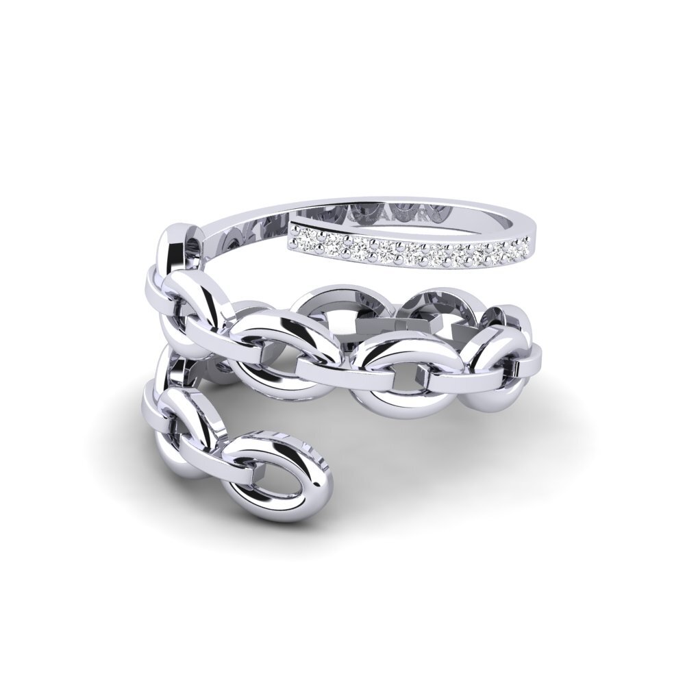 14ct White Gold Ring Hilimi