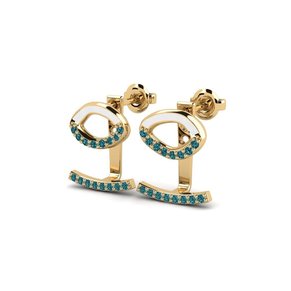 Blue Diamond Women's Earring Intent