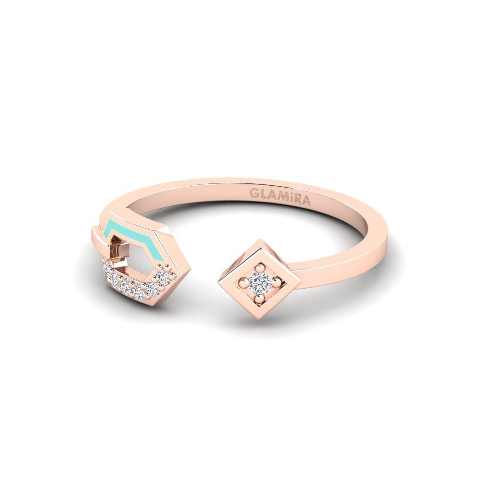 Rotgold 750 Ring Linaria