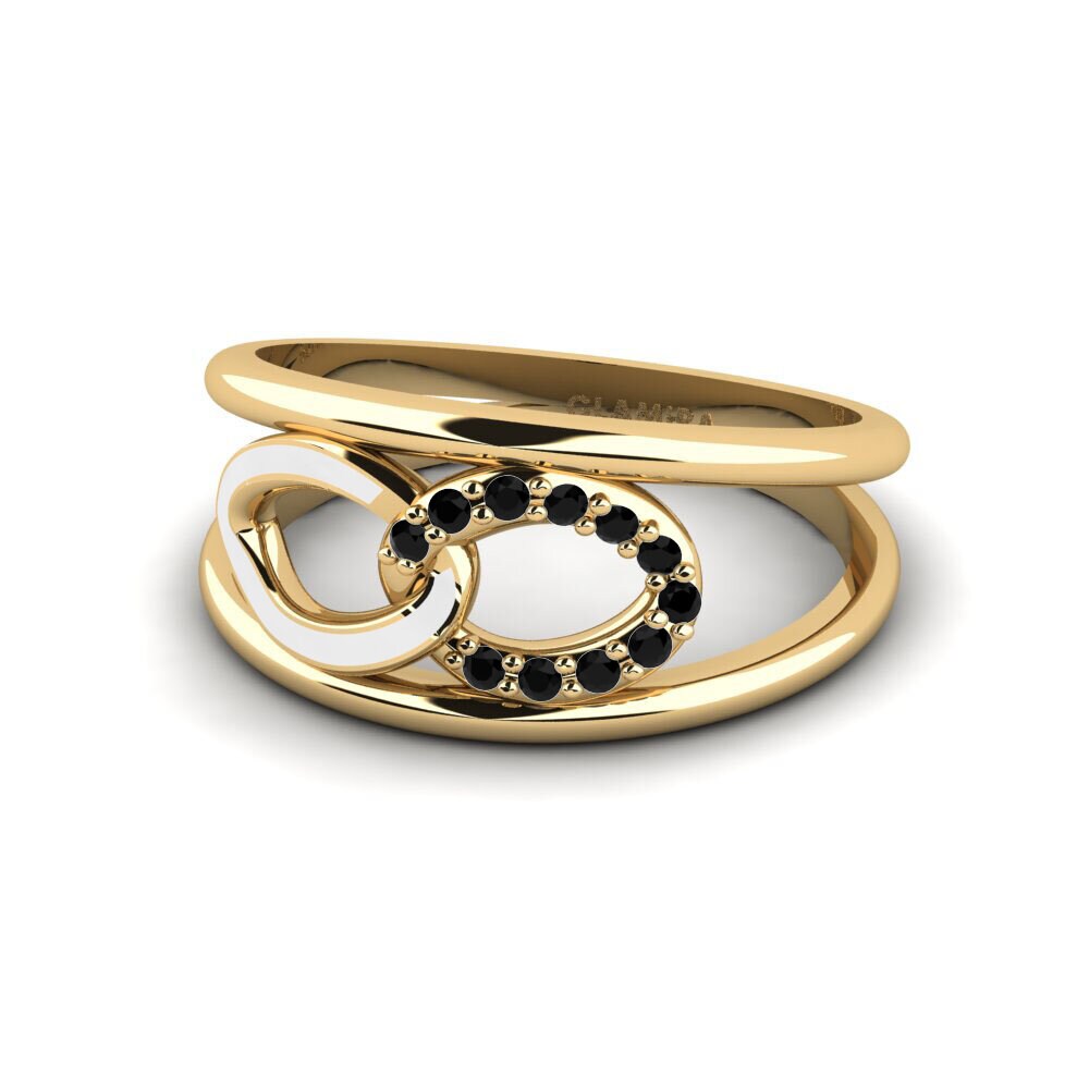 Zafiro negro Anillo Matimba