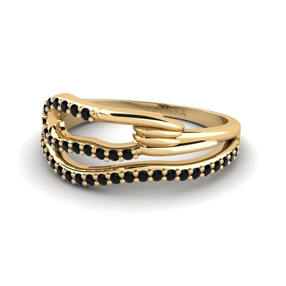 Zafiro negro Anillo Mondegreen