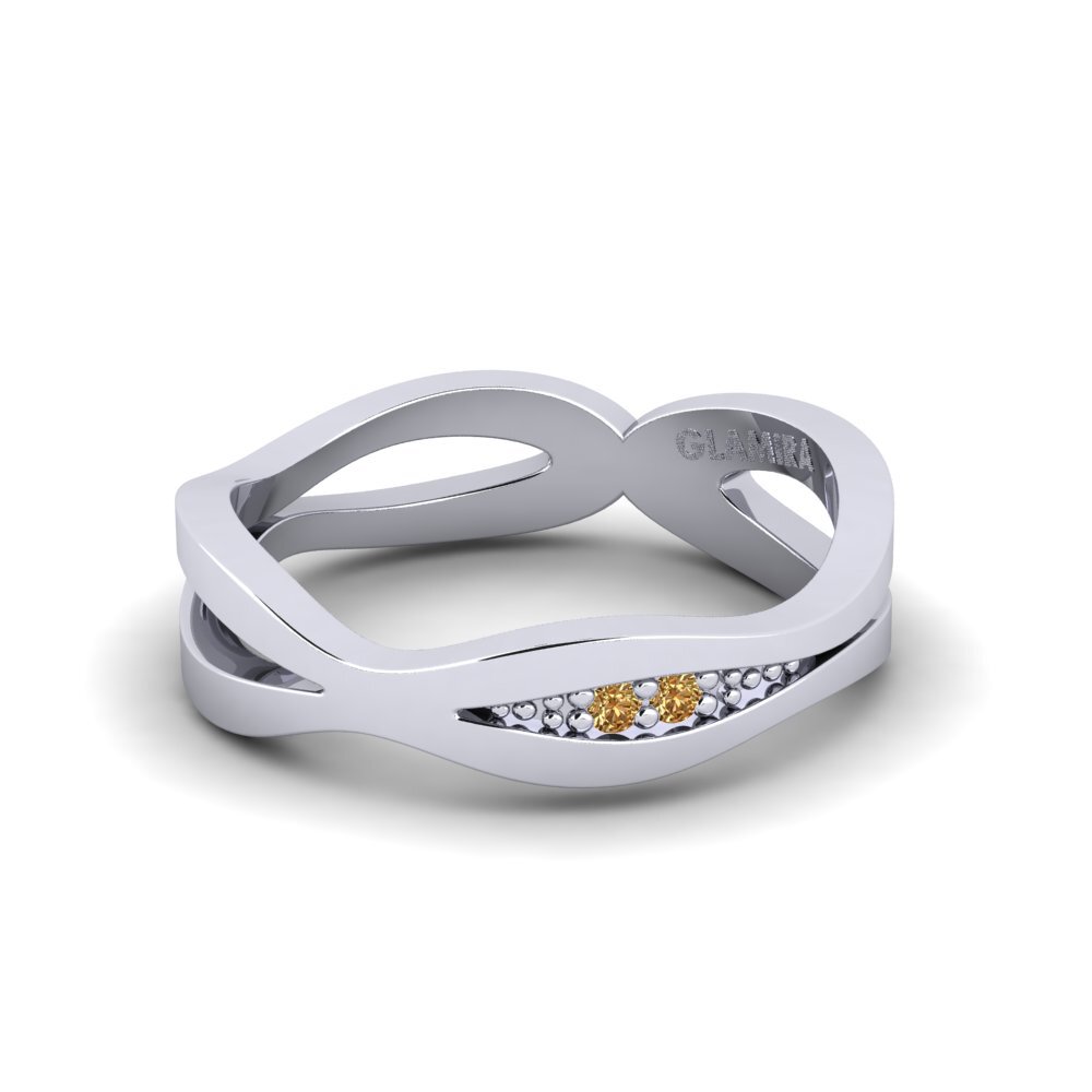 Brown Diamond Pinky Ring Munita