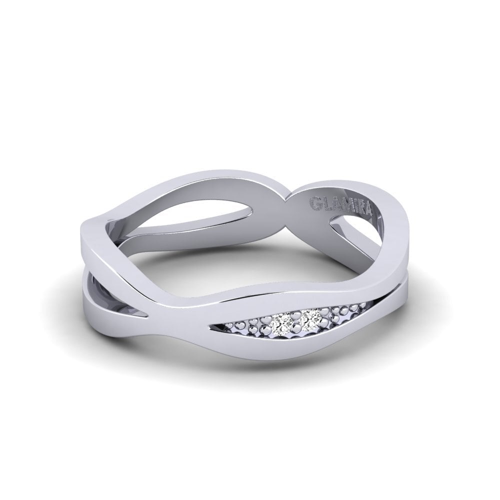 Moissanite Anéis de Mindinho Munita